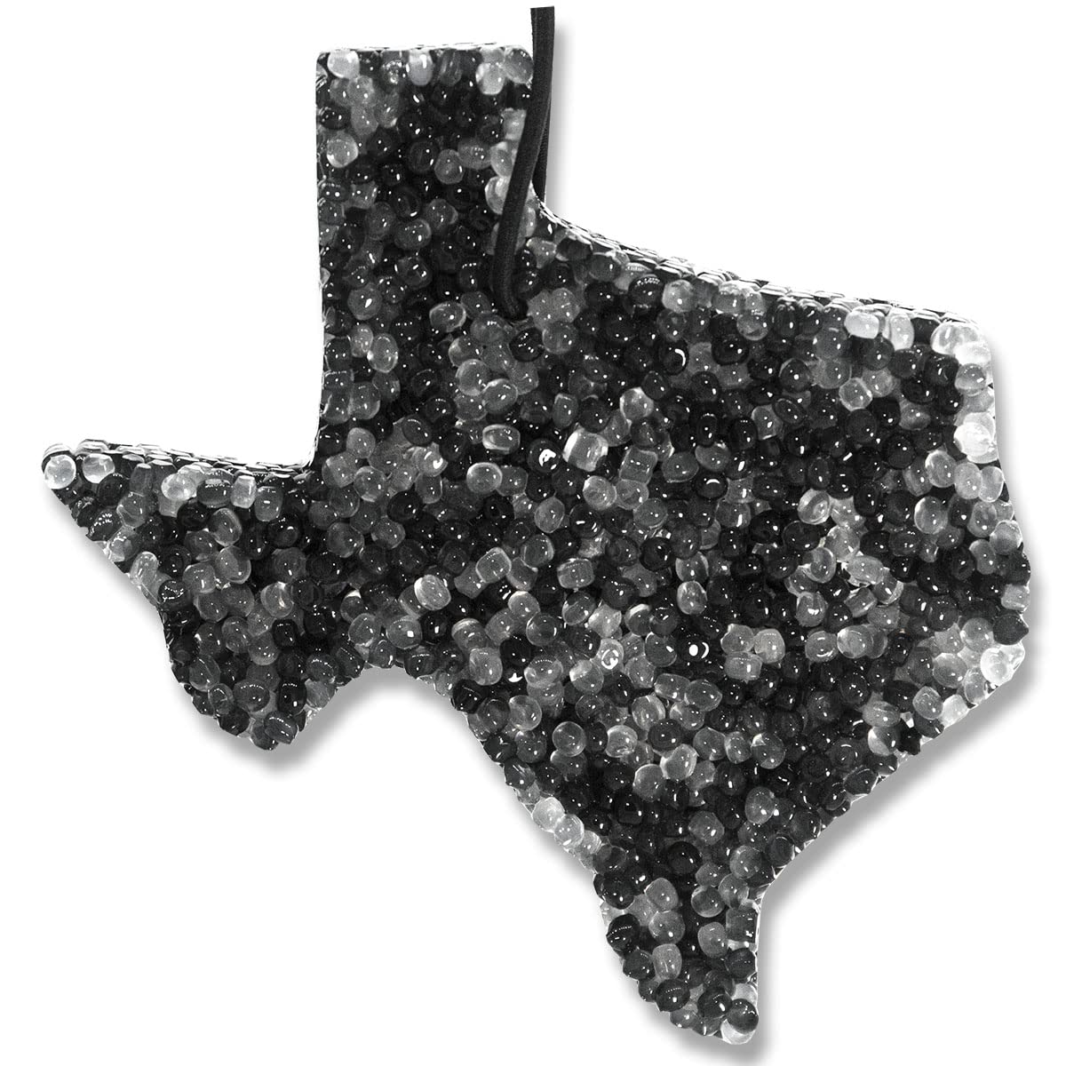 Lone Star Candles & More's Premium Strongly Scented Freshies, Car & Air Freshener, USA Made, Black & White Texas State
