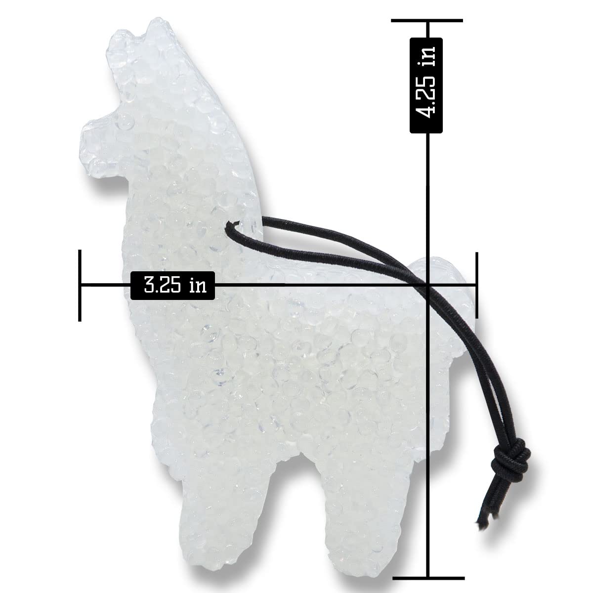 Leather and Lace, Lone Star Candles and More’s Original Aroma of Genuine Leather and Creamy Vanilla, Car & Air Freshener, USA Made in Texas, White Llama 1-Pack