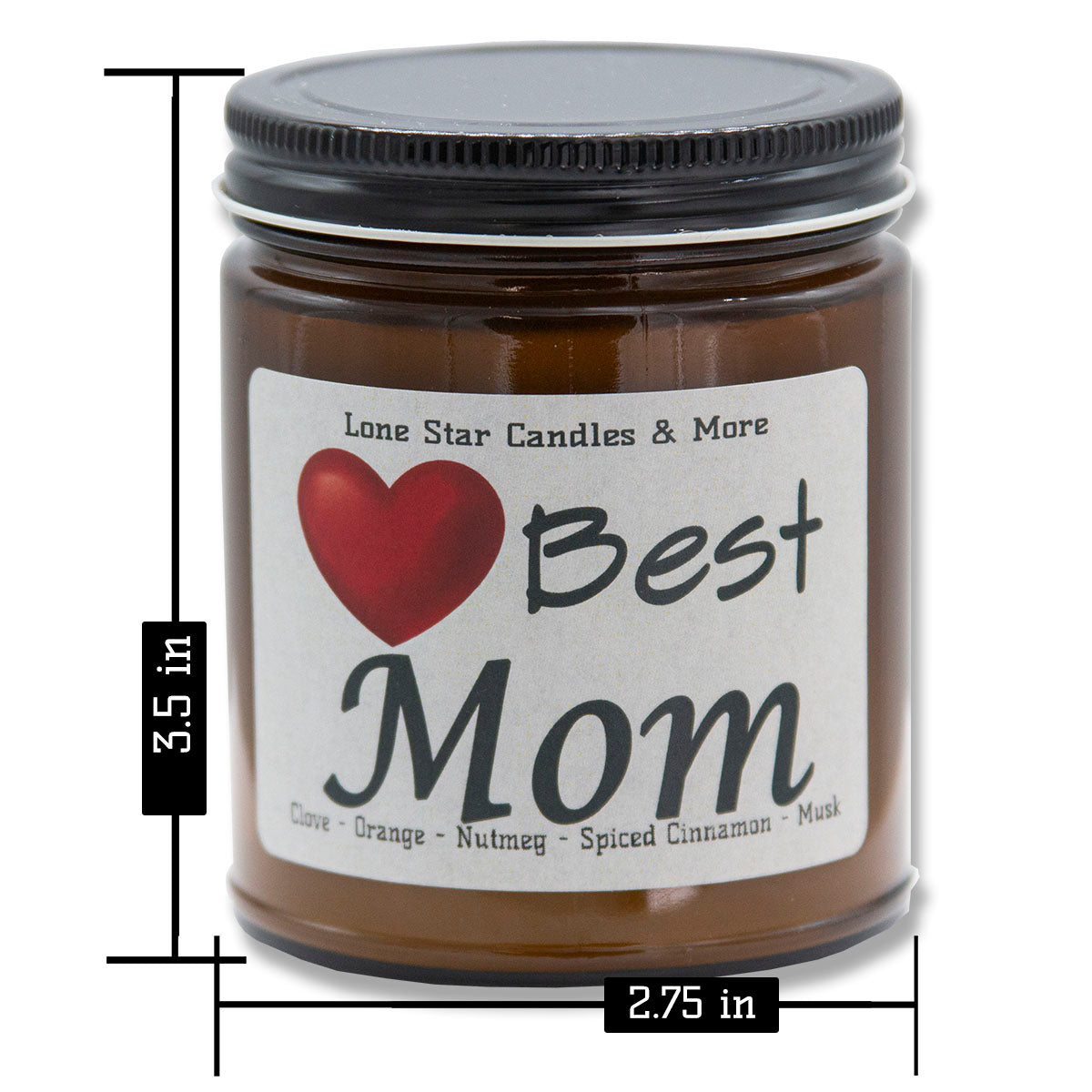 Autumn Cider, Lone Star Candles & More's Premium Hand Poured Strongly Scented Soy Wax Gift Candle, Fall Spices, Sweet Musk, & A Hint of Pineapple, US Made in Texas, Amber Glass Jar 9oz Best Mom