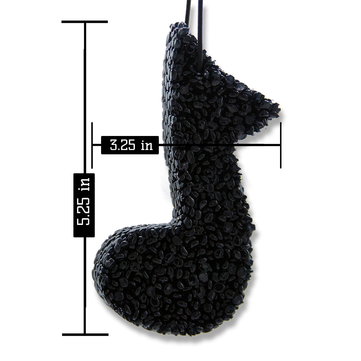 Lone Star Candles & More's Premium Strongly Scented Freshies, Car & Air Freshener, USA Made, Music Note 1-Pack Dims