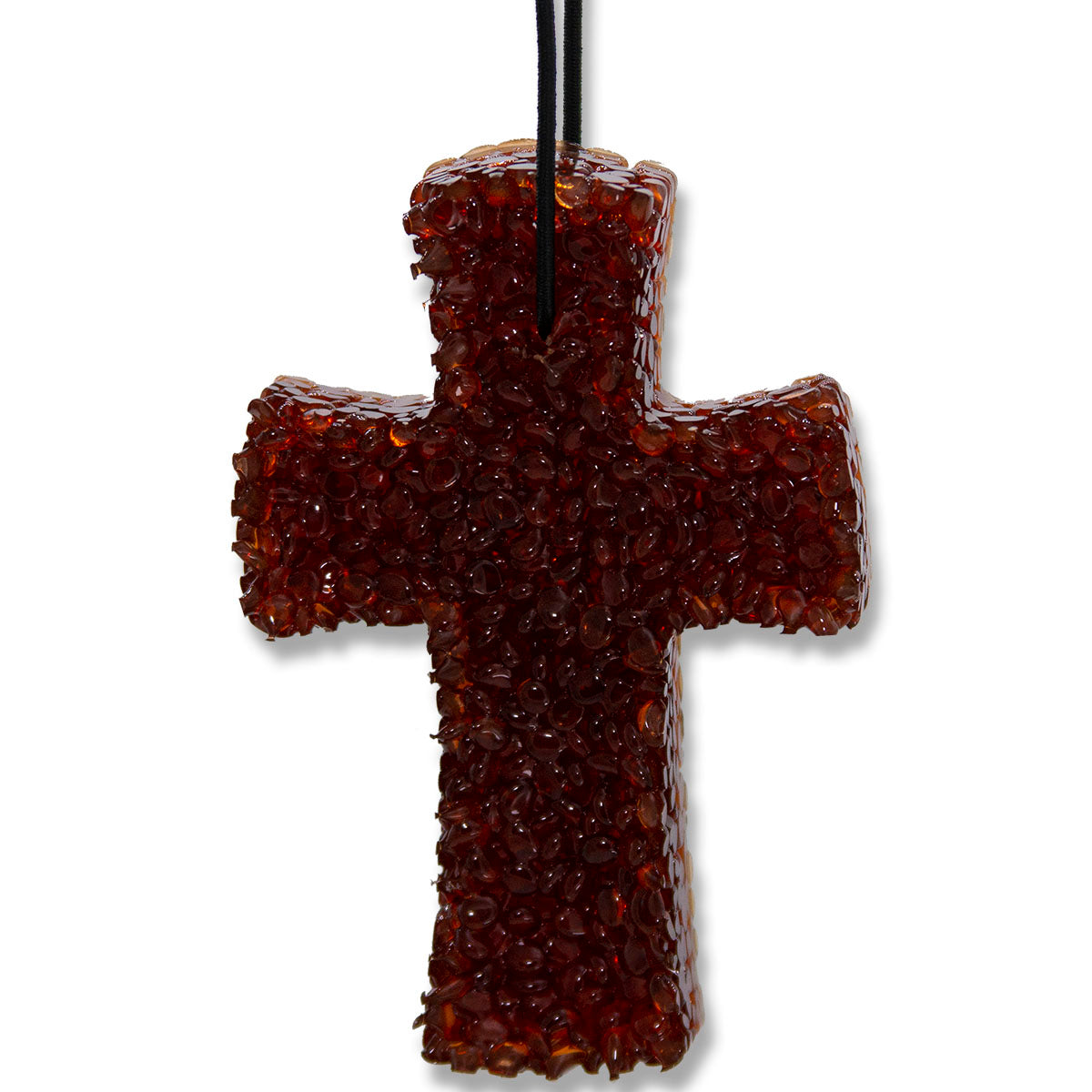 Lone Star Candles & More's Premium Strongly Scented Freshies, Car & Air Freshener, USA Made, Brown Cross 1-Pack