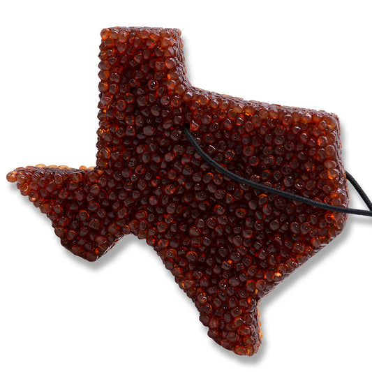 Lone Star Candles & More's Premium Strongly Scented Freshies, Air & Car Freshener, USA Made, Brown Texas State 1-Pack
