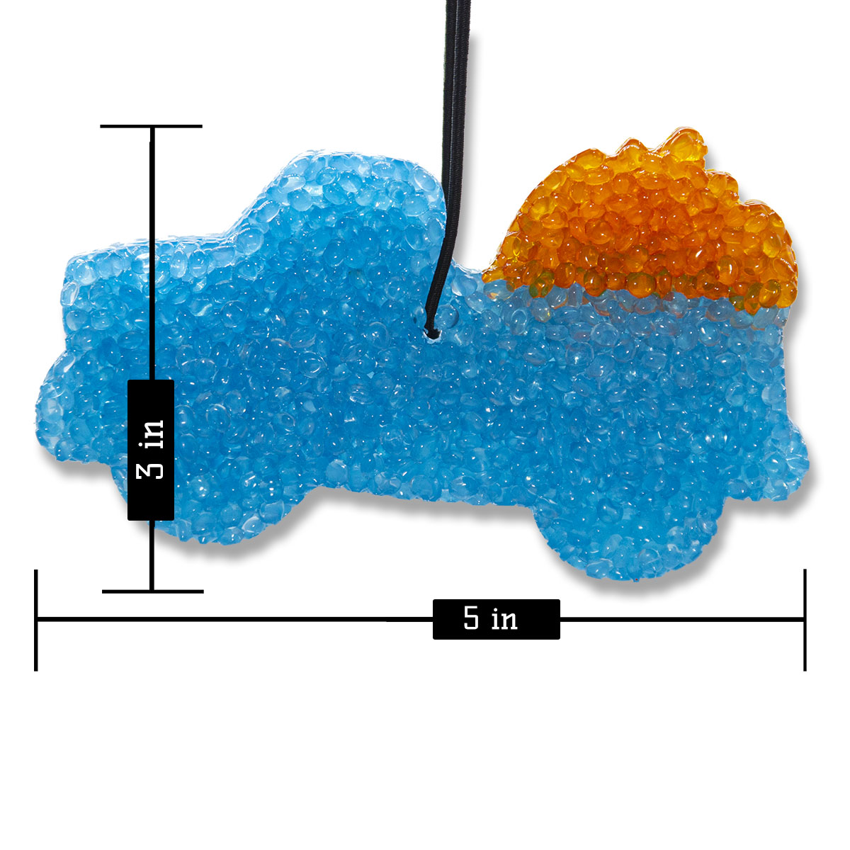 Lone Star Candles & More's Premium Strongly Scented Freshies, Car & Air Freshener, USA Made, Truck & Pumpkin 1-Pack