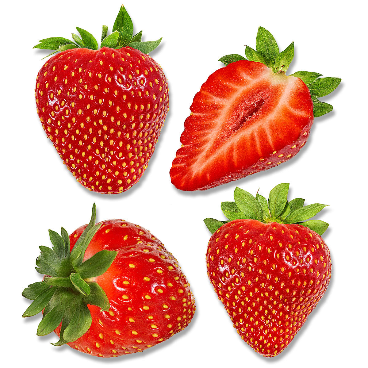 Strawberry, Lone Star Candles & More's Premium Strongly Scented Freshies, An Aroma of Sweet & Juicy Strawberries with a Hint of Sugar, Car & Air Freshener, USA Made in Texas, Apple 1-Pack
